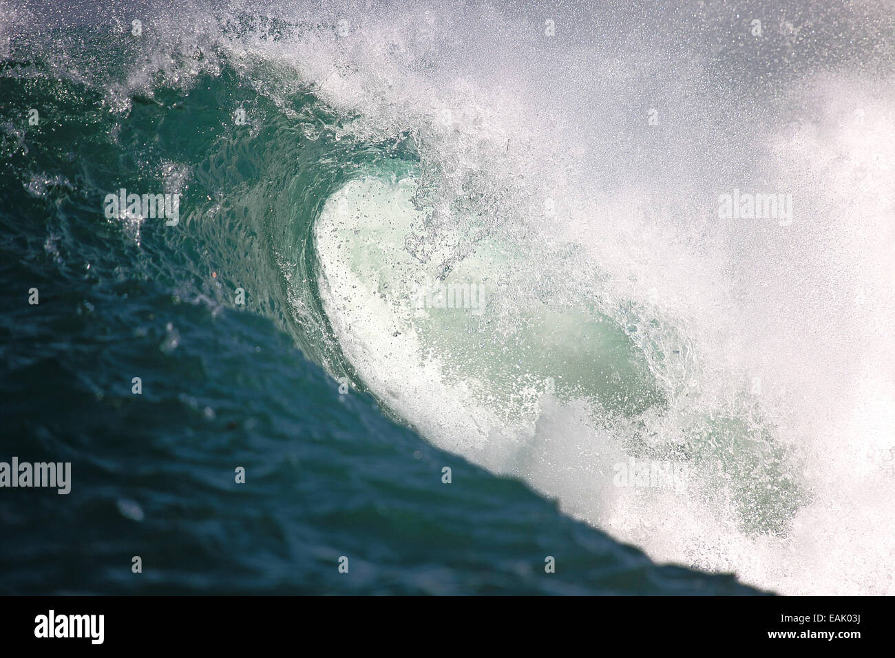 courbure de la vague Banque D'Images