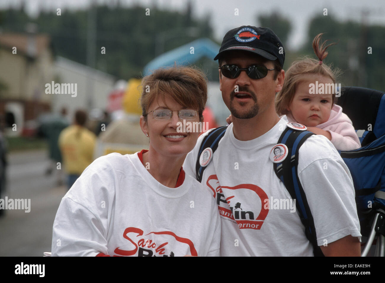 Alaska,enfant,Campagne,fille,femme,Gouverneur Banque D'Images