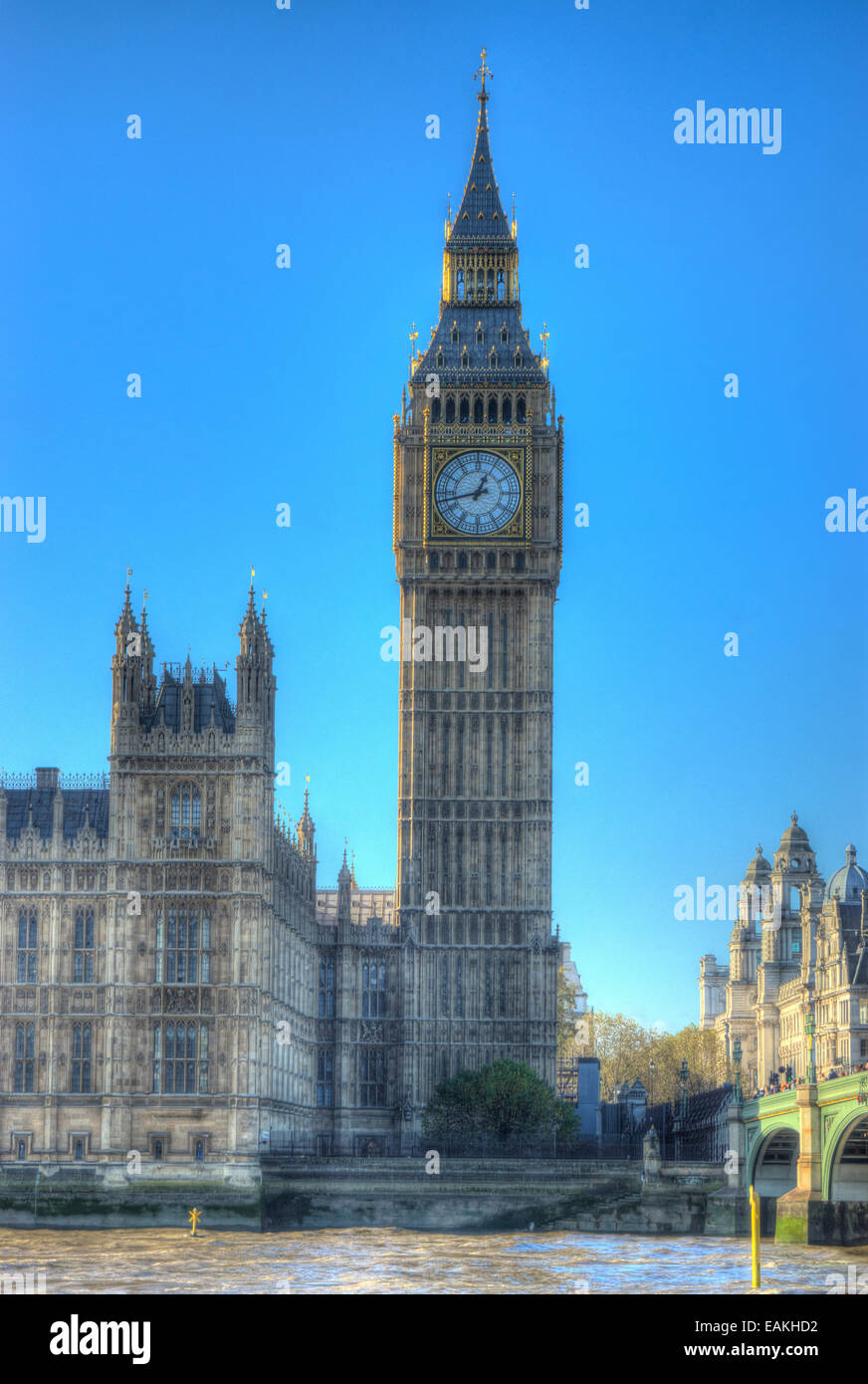 Bâtiment du Parlement, Londres. Big Ben Banque D'Images
