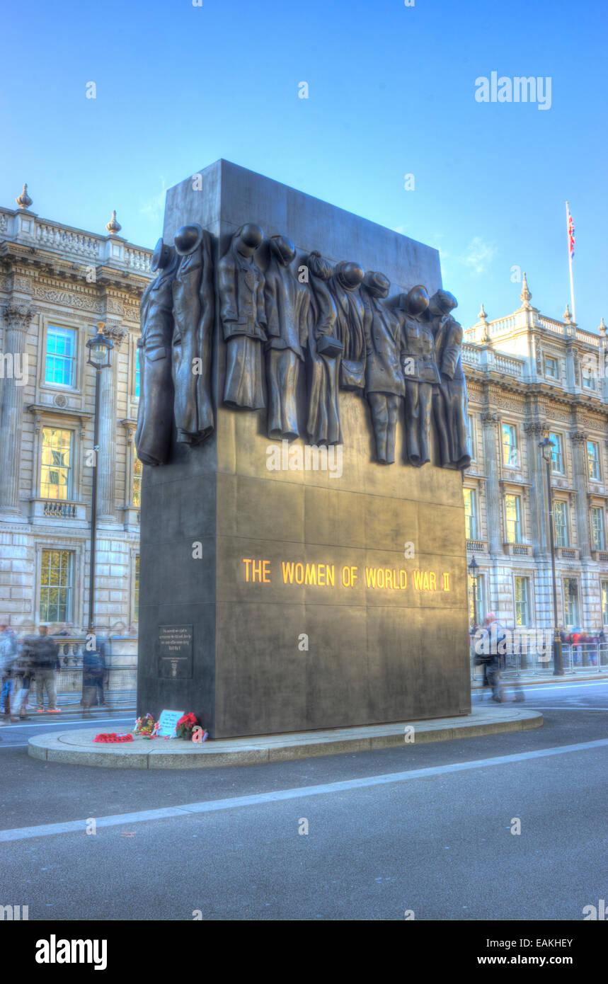 Women's War Memorial, Whitehall. Londres Banque D'Images