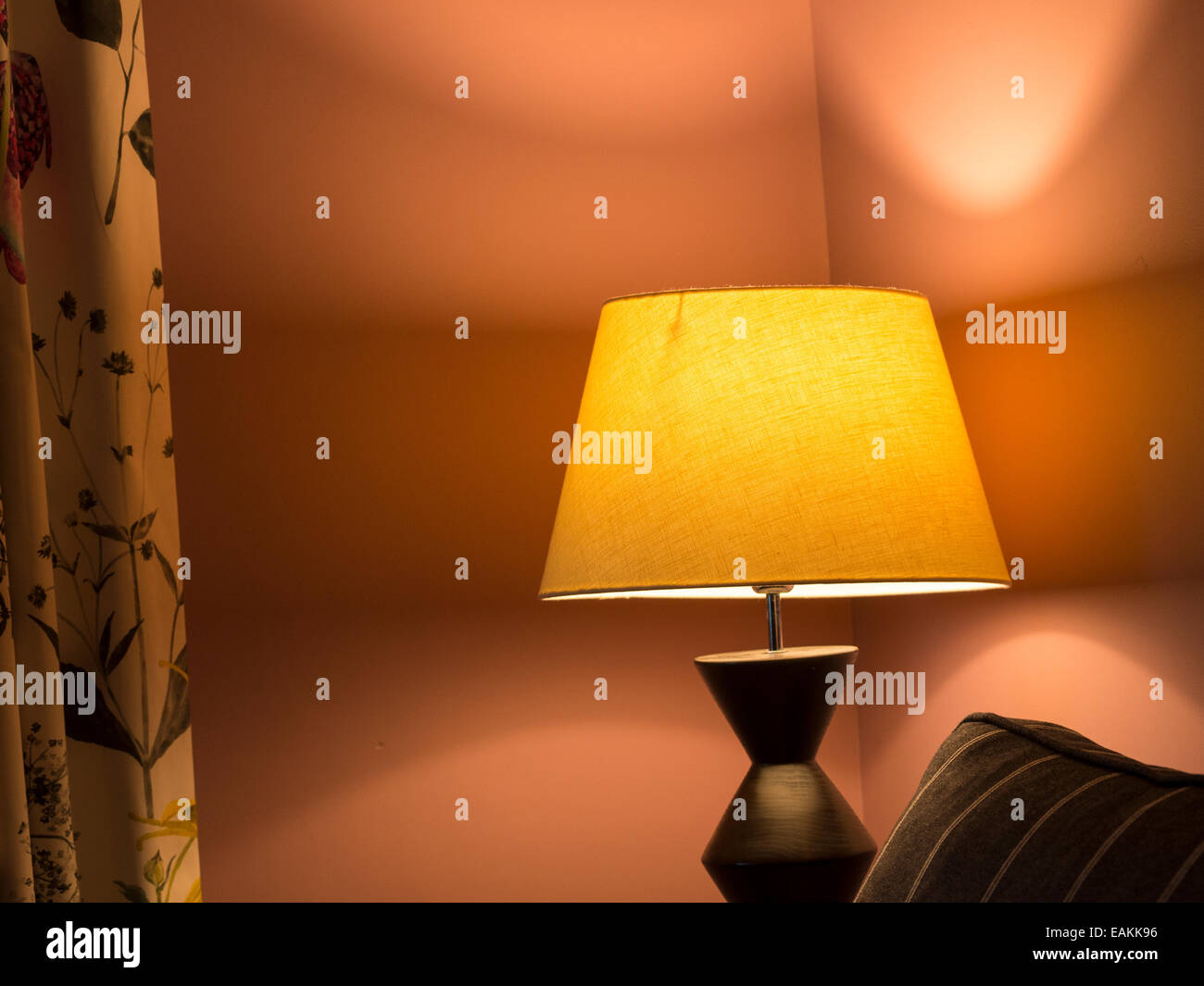 Traditionnel anglais,lampe house interior Banque D'Images