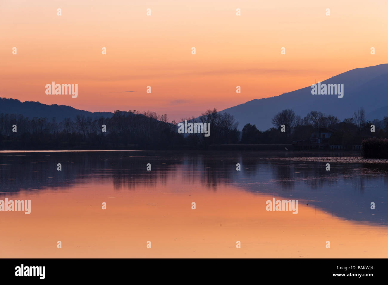 Prealpi Trevigiane / Laghi di Revine / Lago di Santa Maria / Lacs de Revine / lac de Santa Maria Banque D'Images