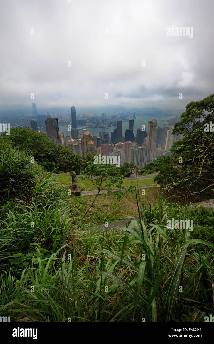 Hong Kong du Victoria Peak Banque D'Images