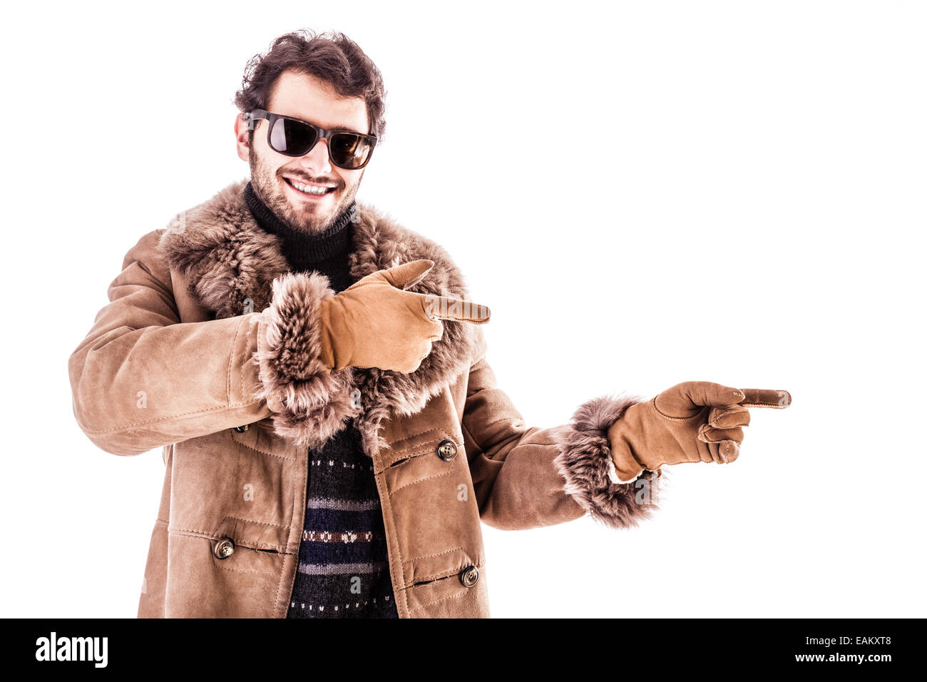 Manteau en peau de mouton fourrure Banque de photographies et d’images