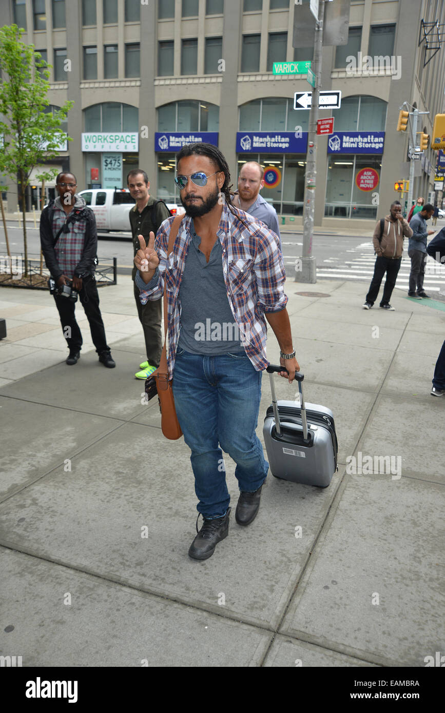 New York Candids avec : Brandon Jay McLaren Où : Manhattan, New York, United States Quand : 15 mai 2014 Banque D'Images