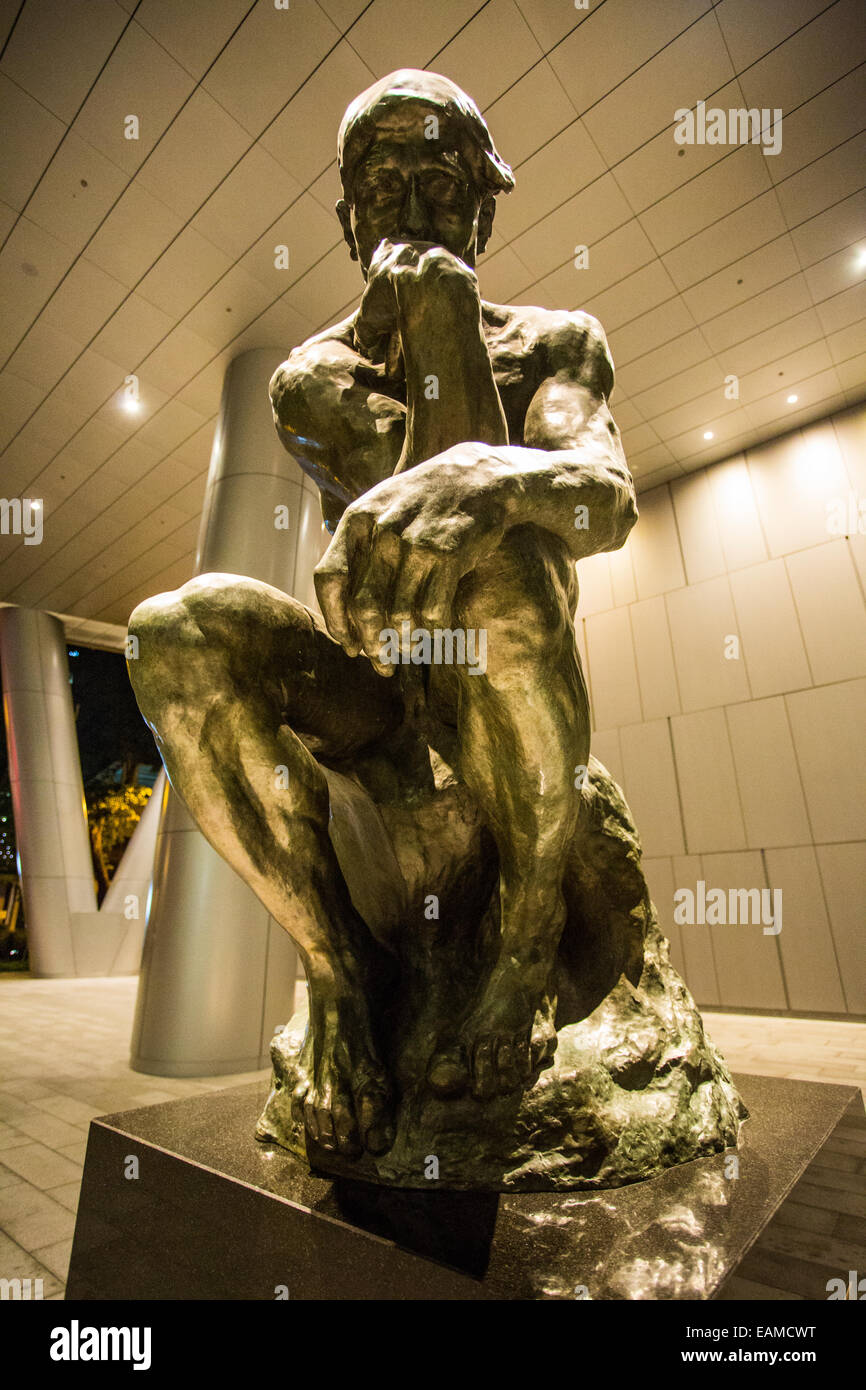 Le penseur de Rodin Auguste Banque D'Images