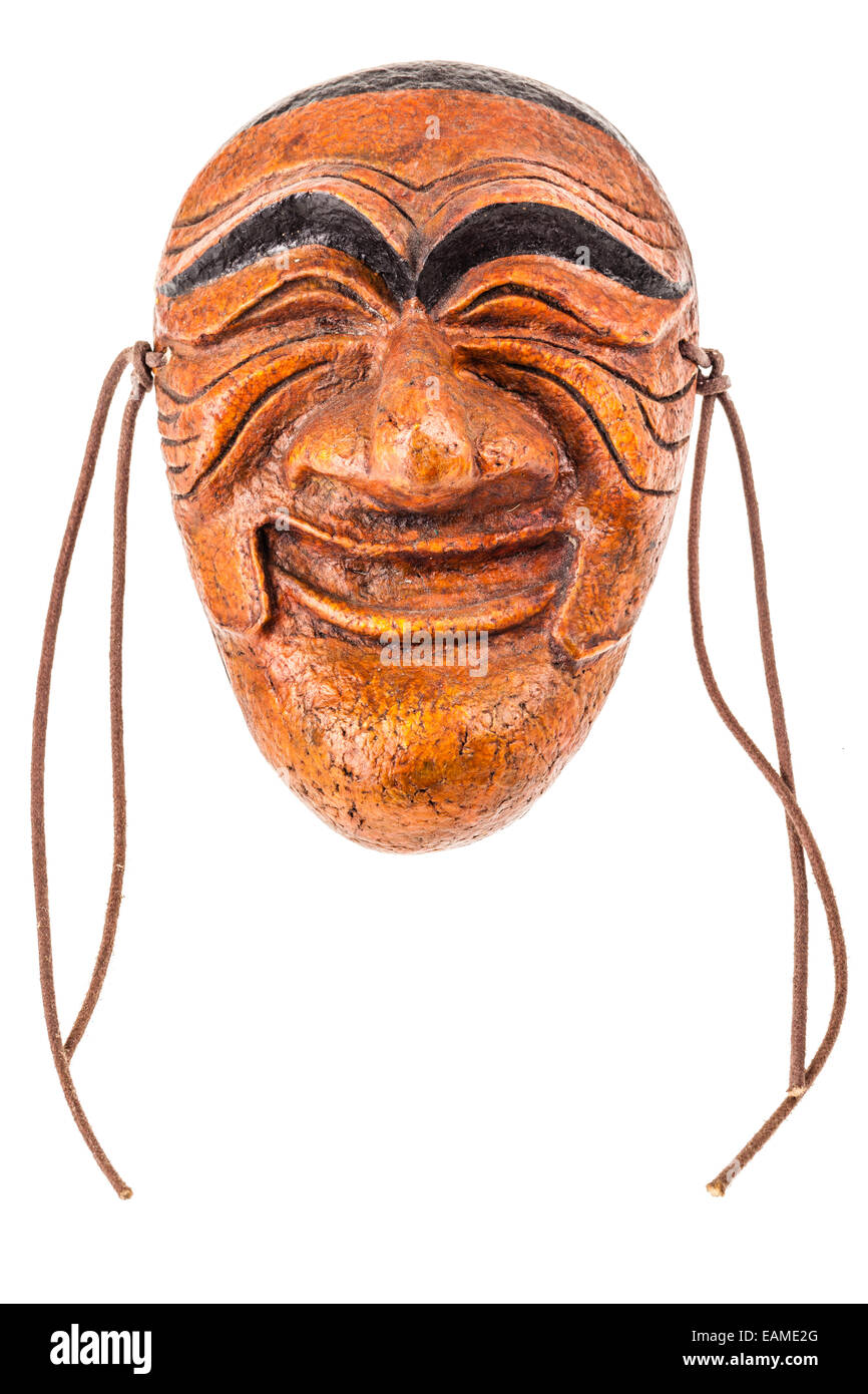 Masques Hahoe (Hahoetal) ont été utilisés dans la Tal Hahoe Chum (danse des masques Hahoe dramatiques), l'un des plus traditionnels de la Corée joue folk Banque D'Images Masques Hahoe (Hahoetal) ont été utilisés dans la Tal Hahoe Chum (danse des masques Hahoe dramatiques), l'un des plus traditionnels de la Corée joue folk Banque D'Images