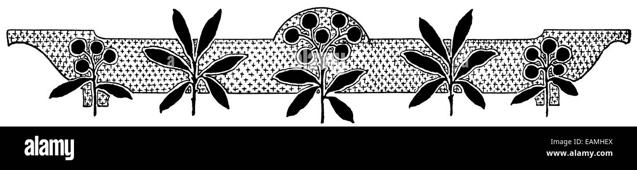 Polytype) (ornement livre Banque D'Images