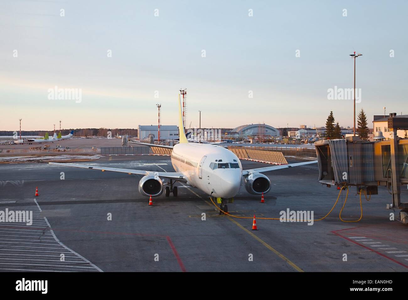 Avion de ligne Banque D'Images