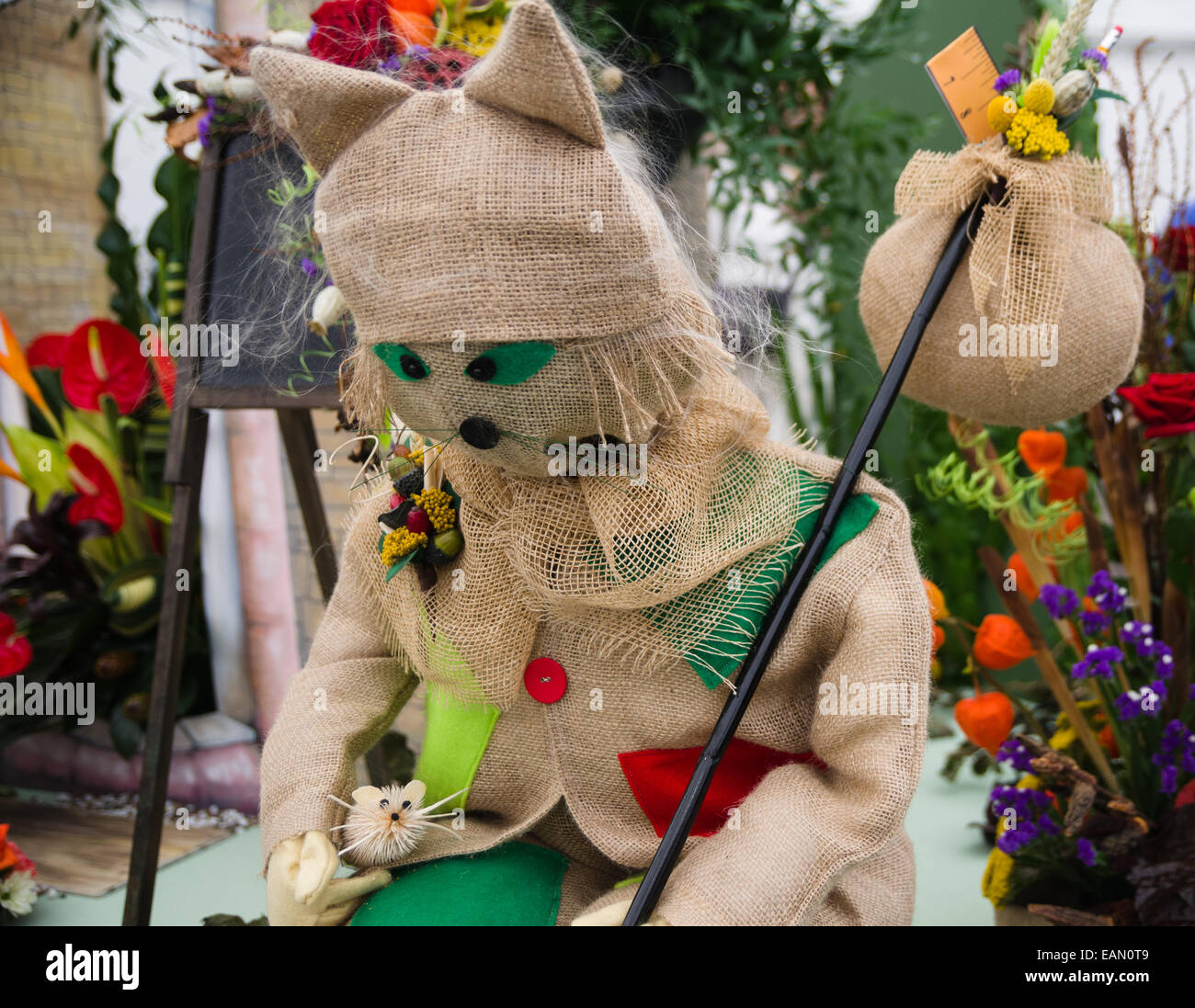 Chat et souris de Hesse Banque D'Images