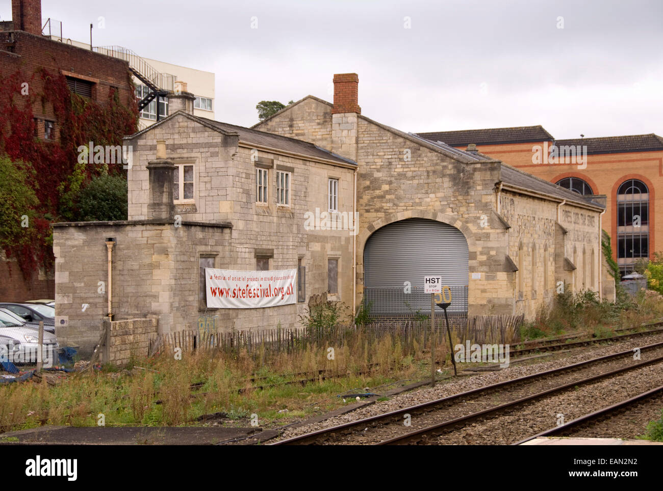 Marchandises de Brunel shed à Stroud, Gloucestershire, Royaume-Uni. Banque D'Images