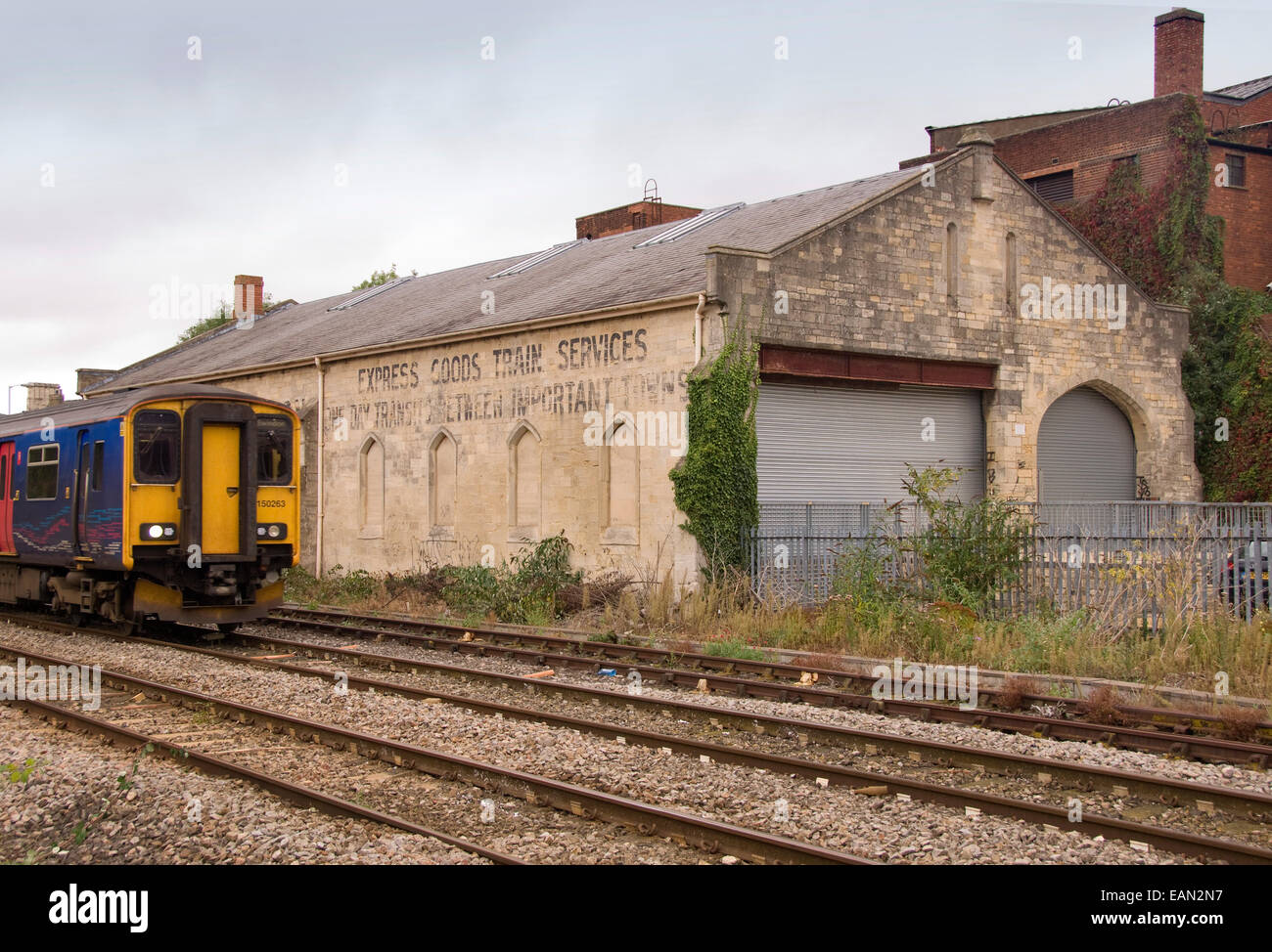 Marchandises de Brunel shed à Stroud, Gloucestershire, Royaume-Uni. Banque D'Images