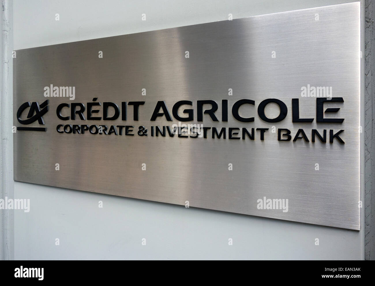 Crédit agricole siège à New York City Banque D'Images