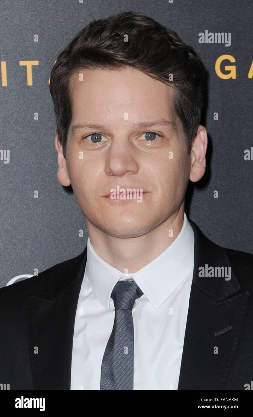 New York, NY, USA. 17 novembre, 2014. Graham Moore aux arrivées à l'IMITATION JEU Premiere, Ziegfeld Theatre, New York, NY 17 Novembre, 2014. © Kristin Callahan/Everett Collection/Alamy Live News Banque D'Images