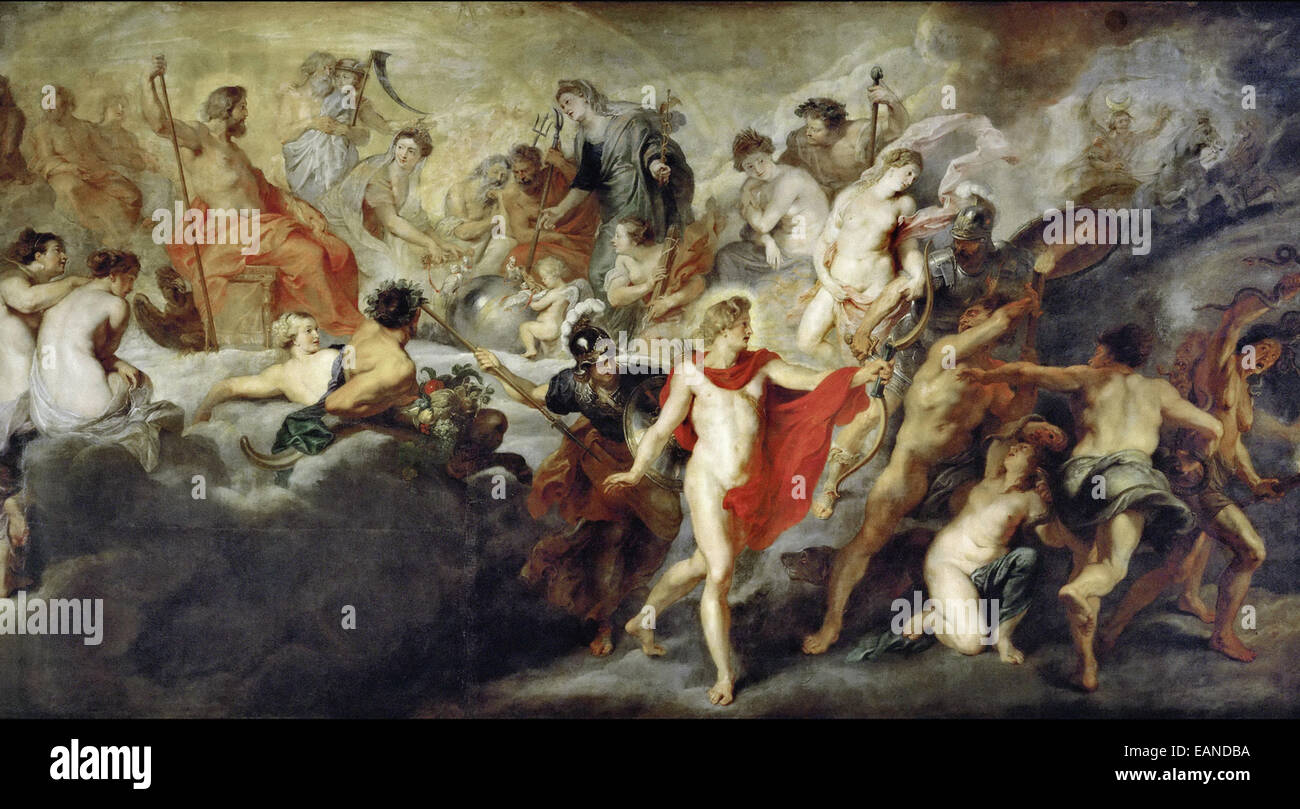Peter Paul Rubens Le Concert (ou Conseil) des dieux Banque D'Images