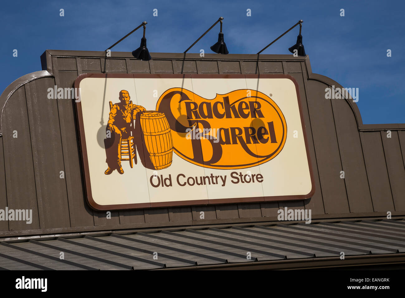 , Cracker Barrel Old Country Store, restaurant décontracté, North Carolina, USA Banque D'Images