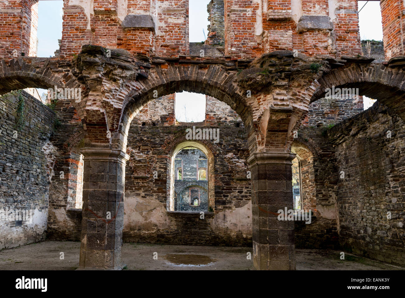 Belgique:Abbaye de Villers dans le Brabant Wallon province de Wallonie Banque D'Images