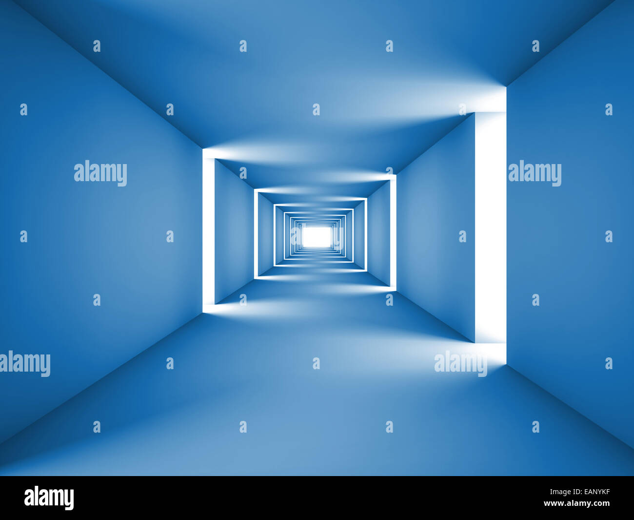 Résumé de l'image 3D tunnel Banque D'Images