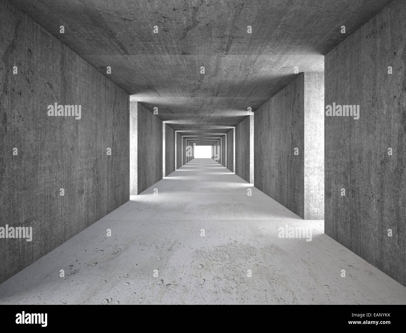 Résumé de l'image 3D tunnel Banque D'Images