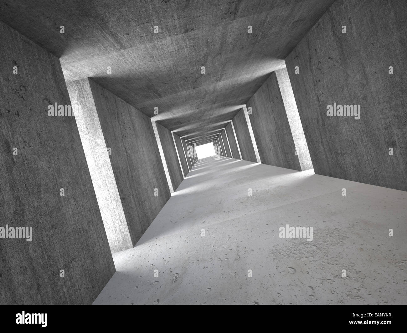 Résumé de l'image 3D tunnel Banque D'Images