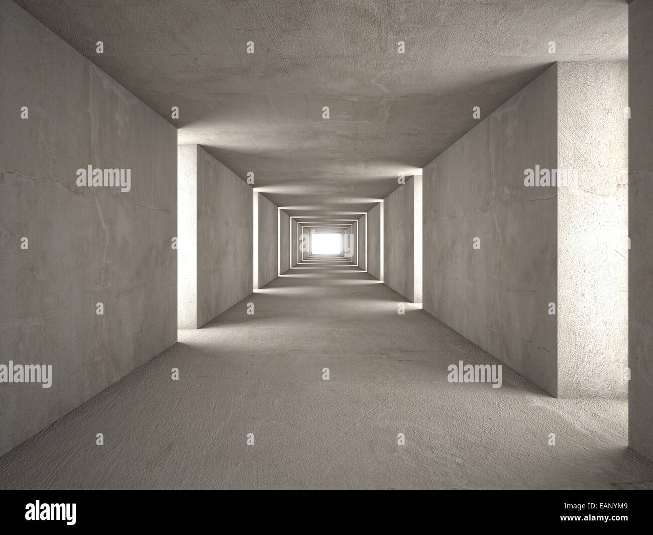 Résumé de l'image 3D tunnel Banque D'Images