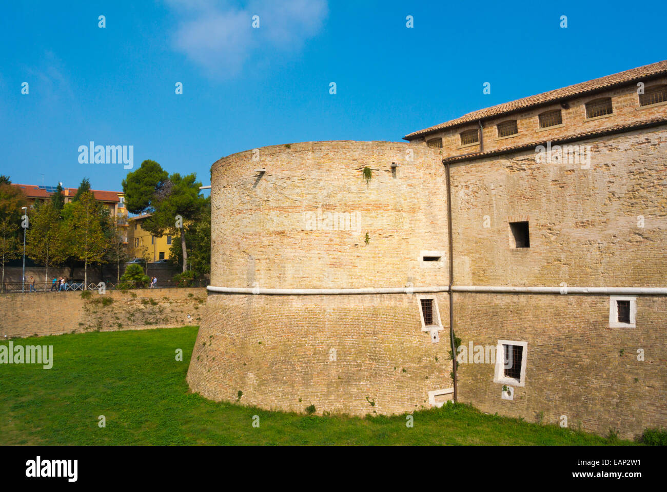 Rocca Constanza, forteresse, Pesaro, Marches, Italie Banque D'Images