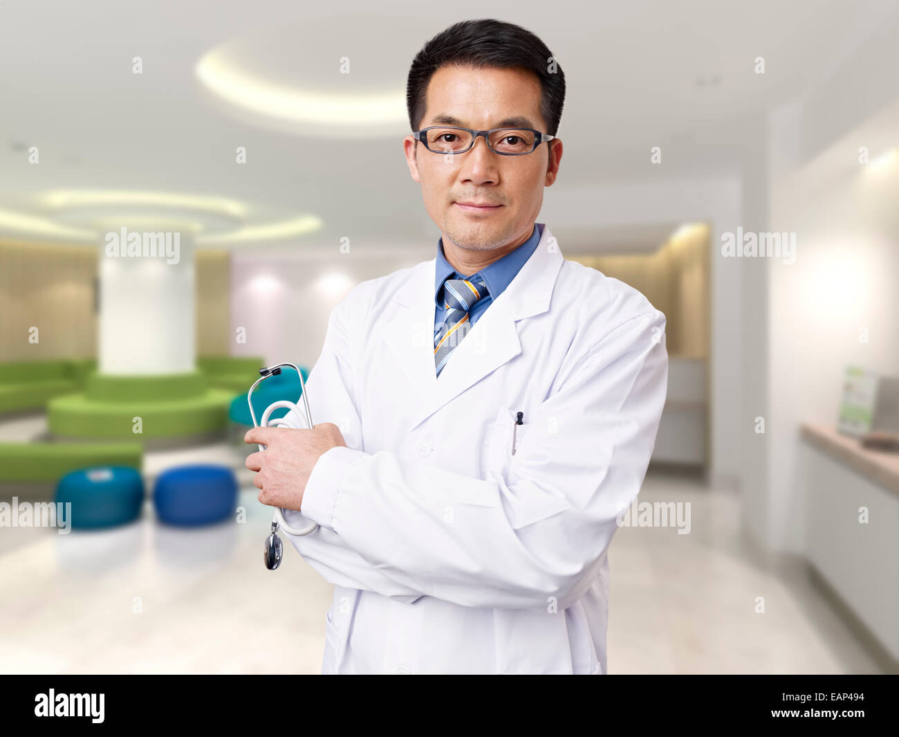 Docteur asiatique Banque D'Images