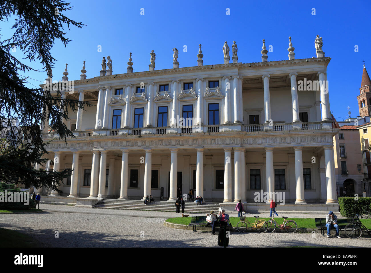 Palazzo Chiericati de Palladio à Vicenza, Italie, Vénétie. Banque D'Images