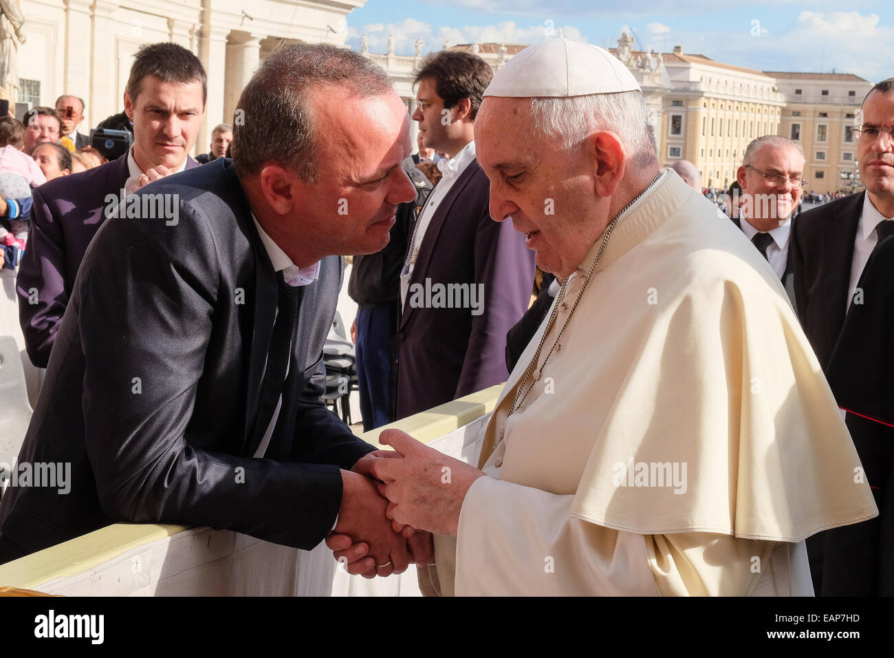 comment rencontrer le pape au vatican