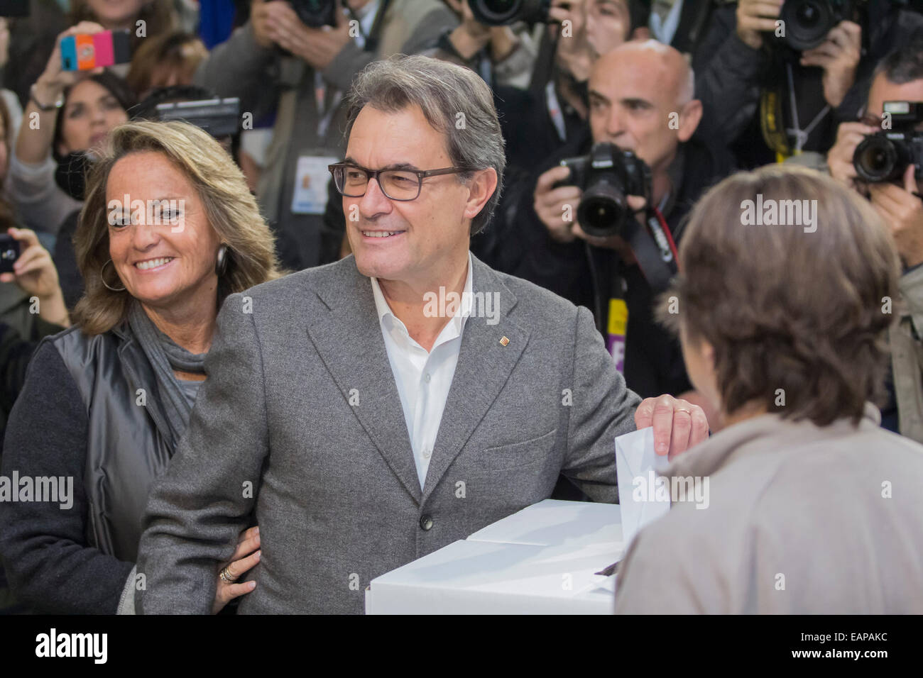 Artur Mas, le président catalan, Catalogne, Espagne Banque D'Images