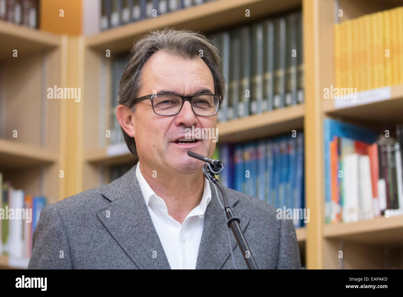 Artur Mas, Président Catalan Banque D'Images