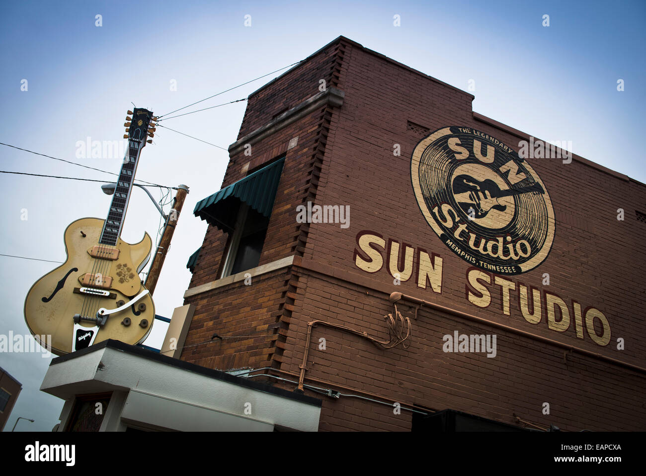 Sun Studios de Memphis, Tennessee Banque D'Images
