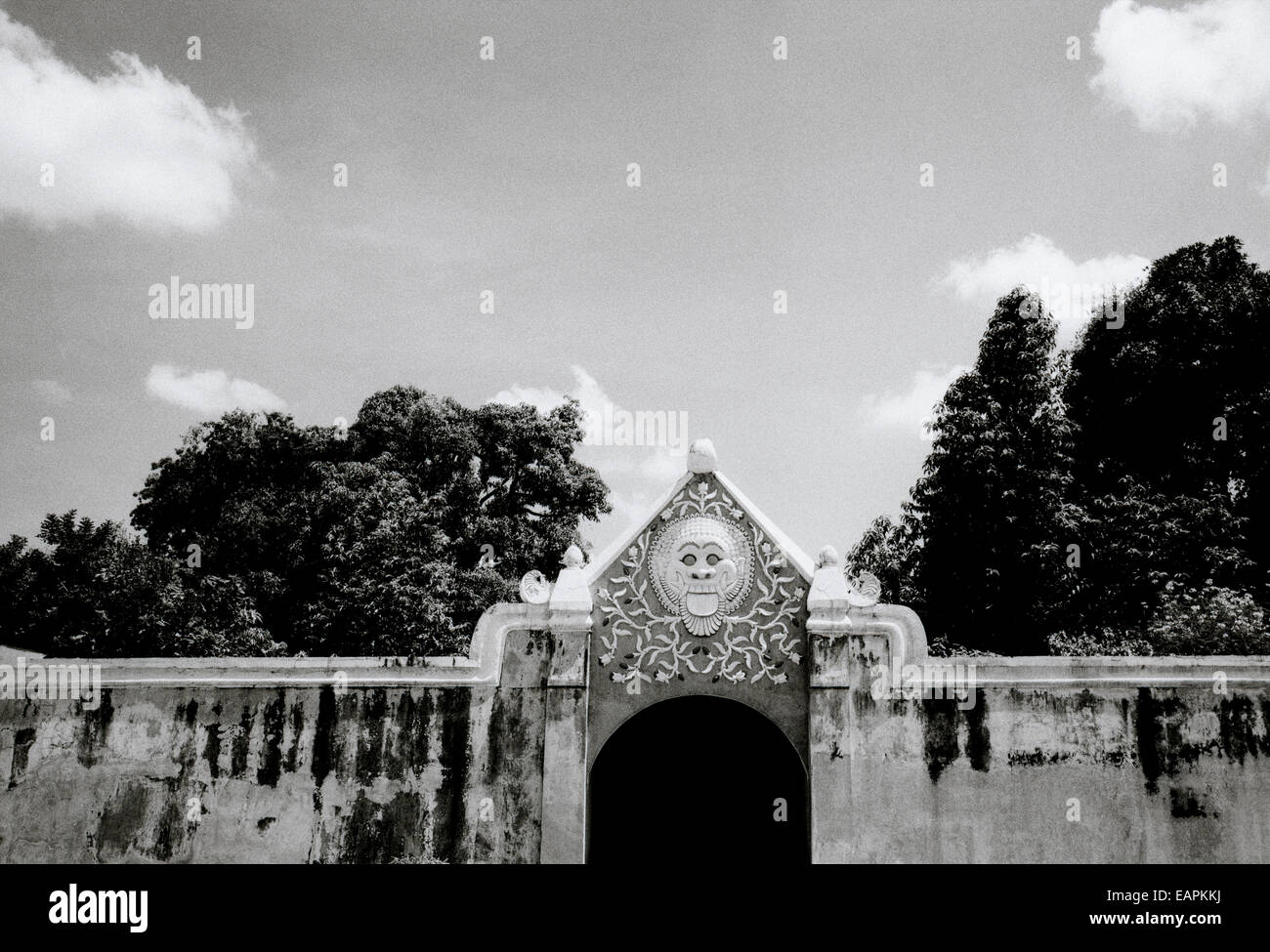 Baignade sultanat de Yogyakarta Taman Sari complexe château d'eau à Yogyakarta en Java en Indonésie en Asie du Sud-Est Extrême-Orient. Site touristique Art Banque D'Images