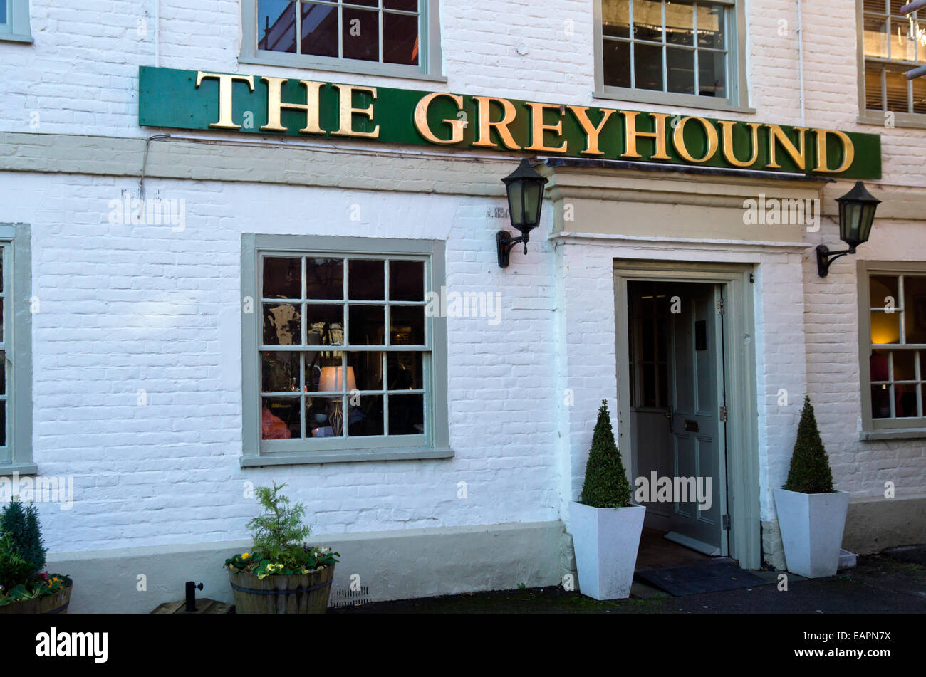 Wilton Wiltshire England UK Le Greyhound Pub Banque D'Images