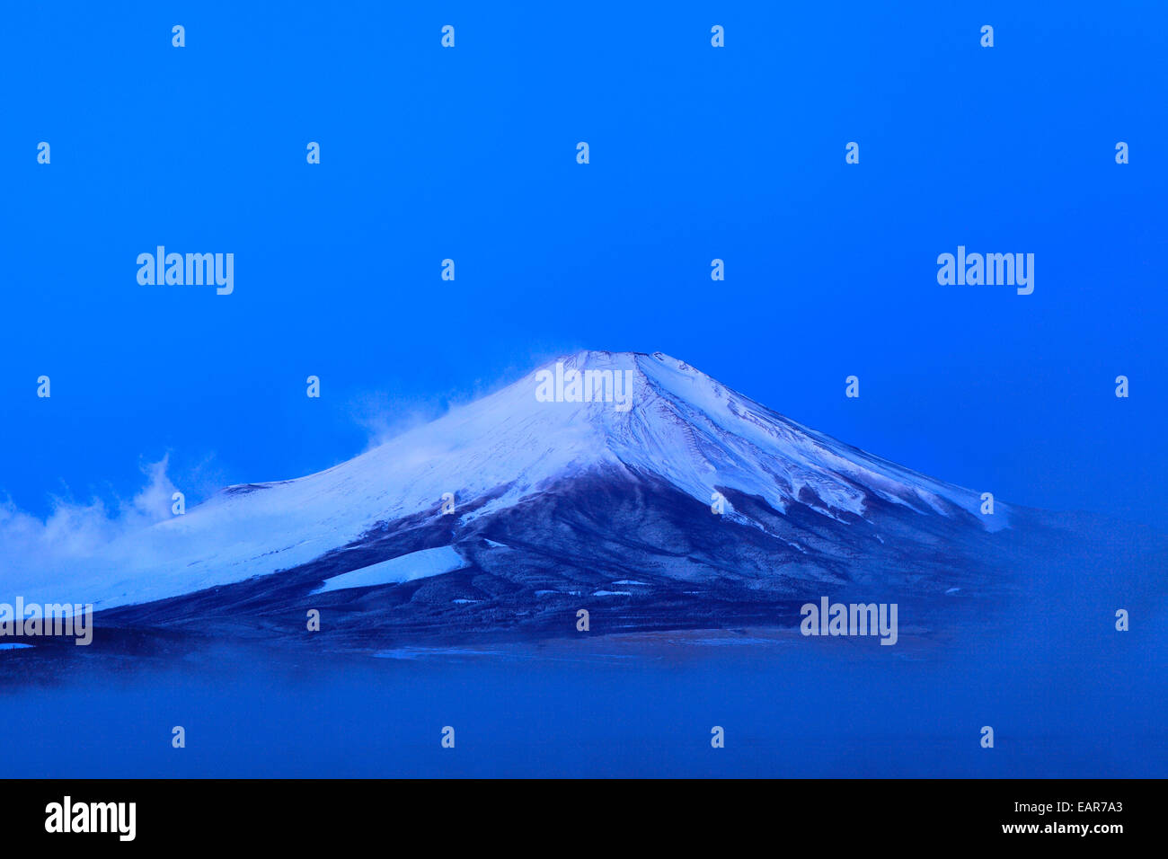 Vue du Mont Fuji, préfecture de Yamanashi, Japon Banque D'Images