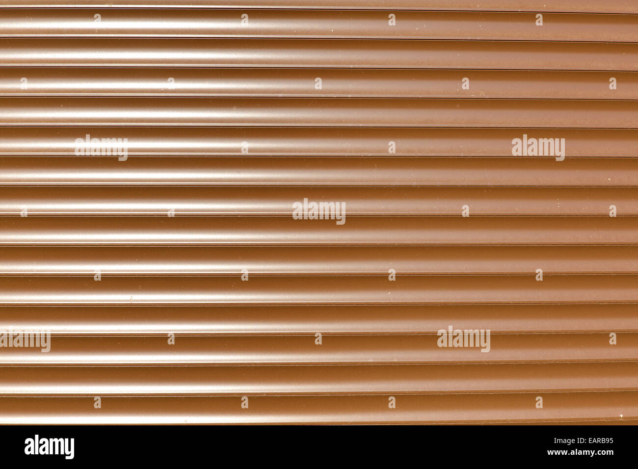 Brown metal texture de volets roulants Banque D'Images