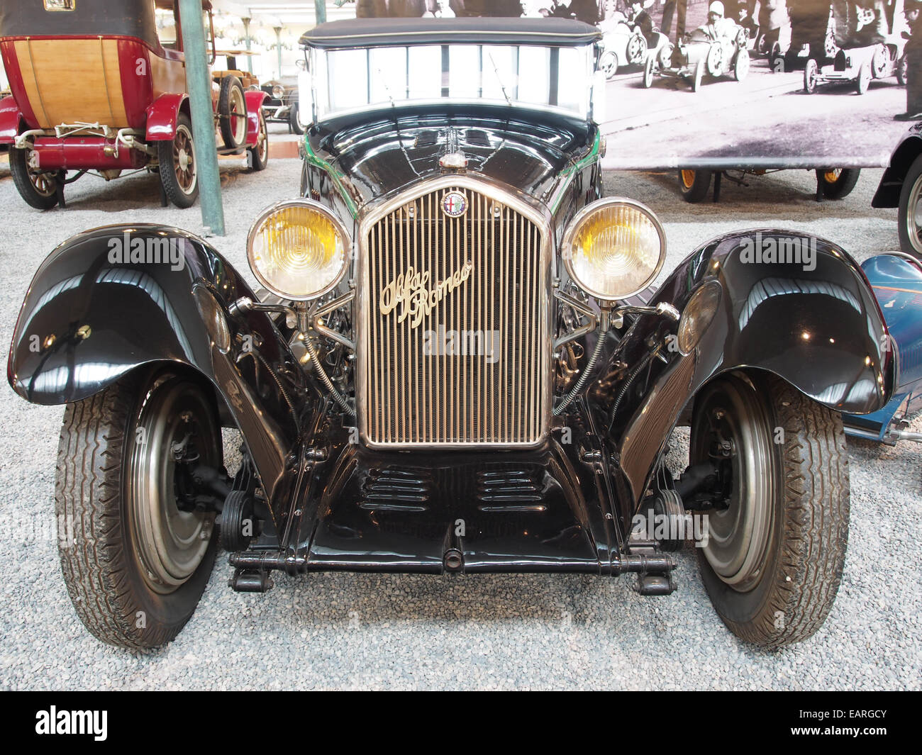 1932 Alfa Romeo 8C 2,3 , 8 cylindres de 2 336 cm3, 180hp, 210km/h, photo 2 Banque D'Images