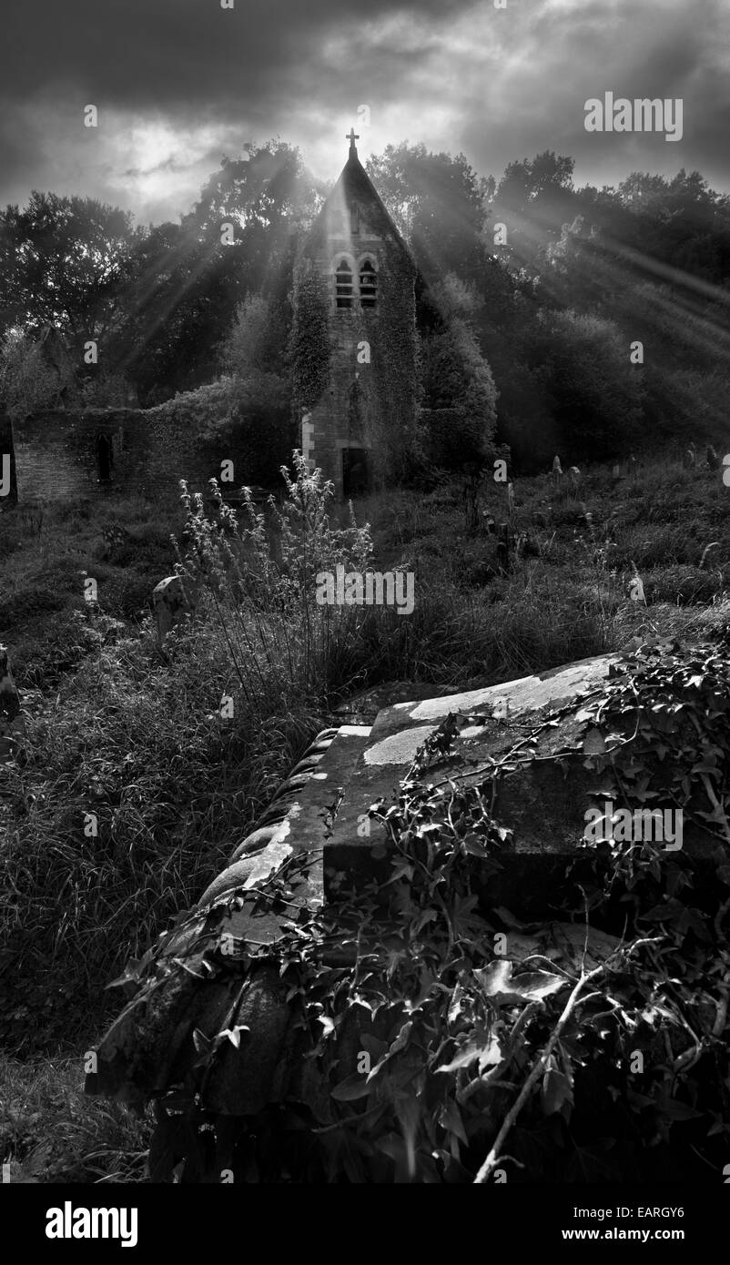 L'église St Mary, Tintern. Banque D'Images