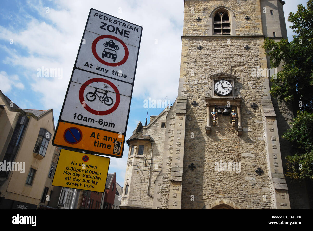 La tour Carfax Oxford Royaume-Uni Banque D'Images
