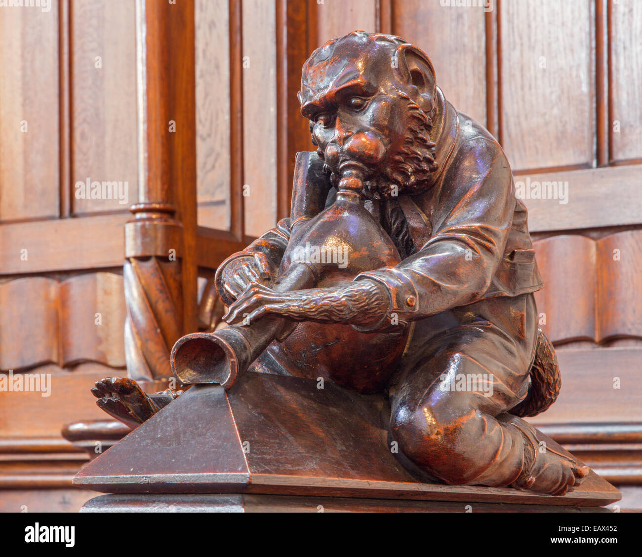 Bratislava - sculpture à partir de la magistrature en presbytère dans st. La cathédrale de matines Banque D'Images