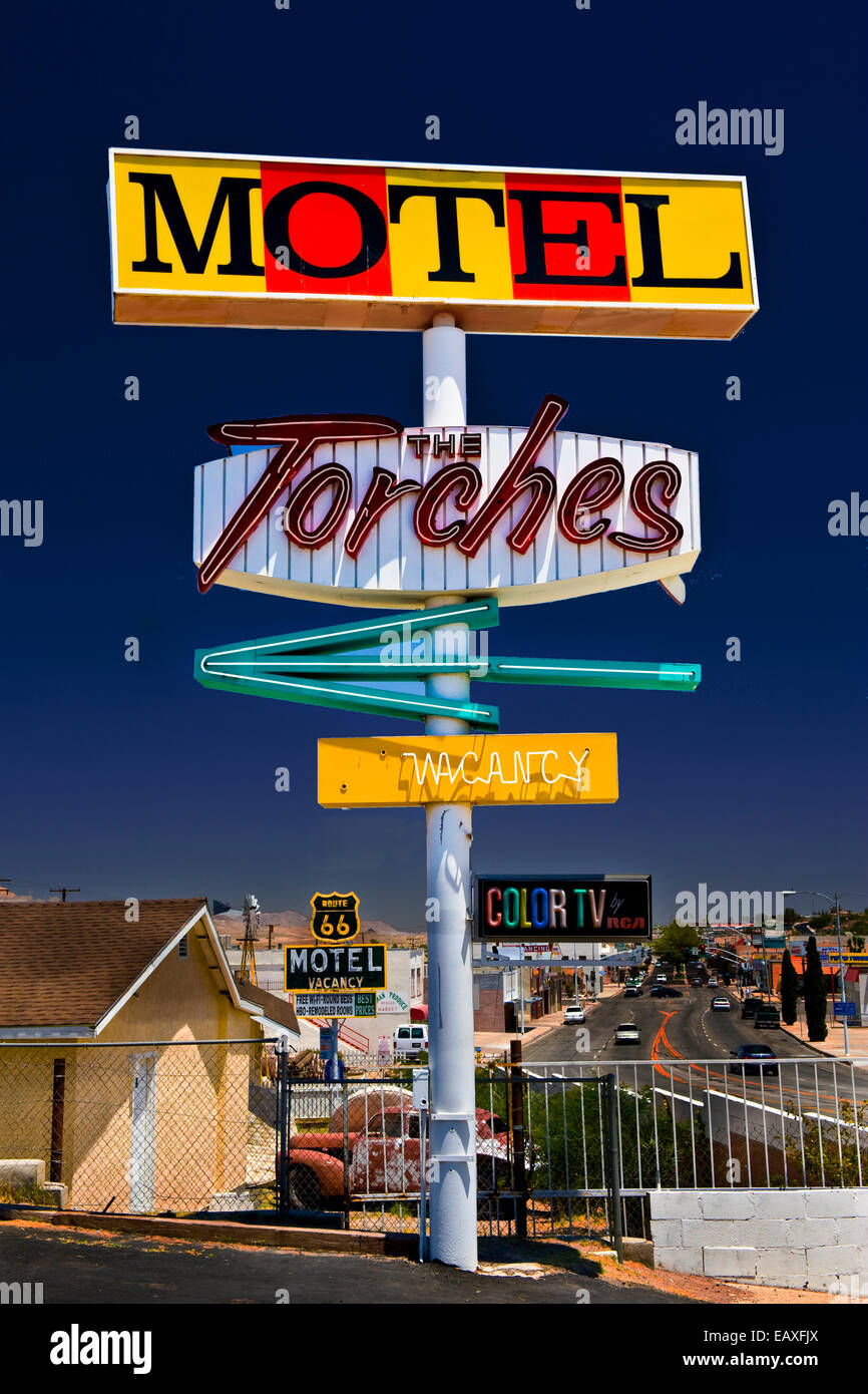 Motel californien route 66 Banque de photographies et d’images à haute