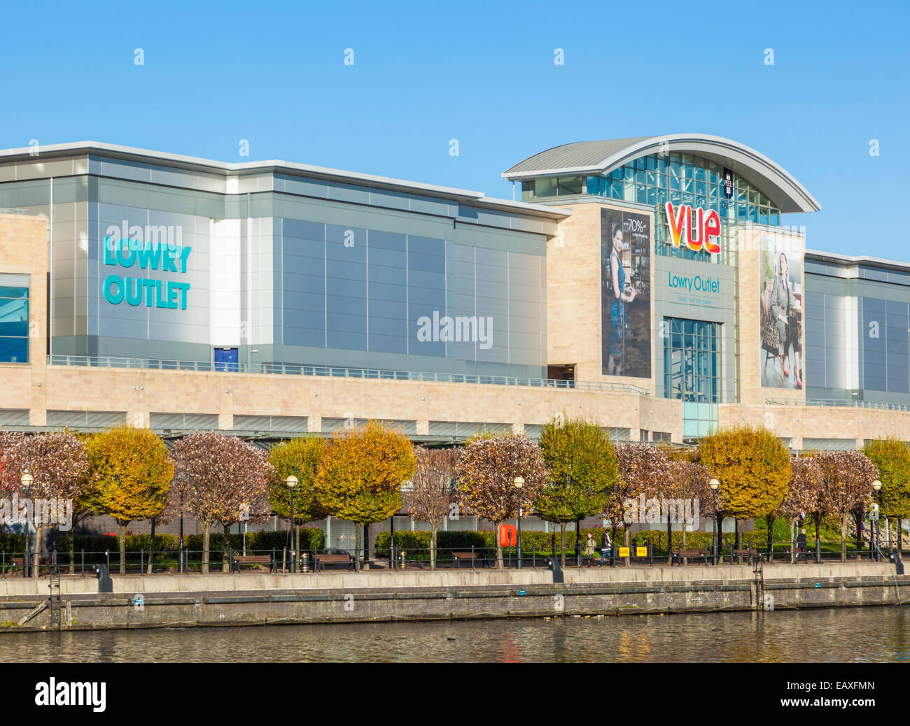 Lowry Outlet Mall Media City UK Salford Quays Manchester Salford Angleterre UK GB EU Europe Banque D'Images