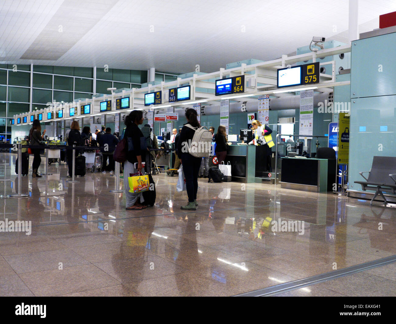 Espagne catalogne l'aéroport international de Barcelone-El Prat Banque D'Images