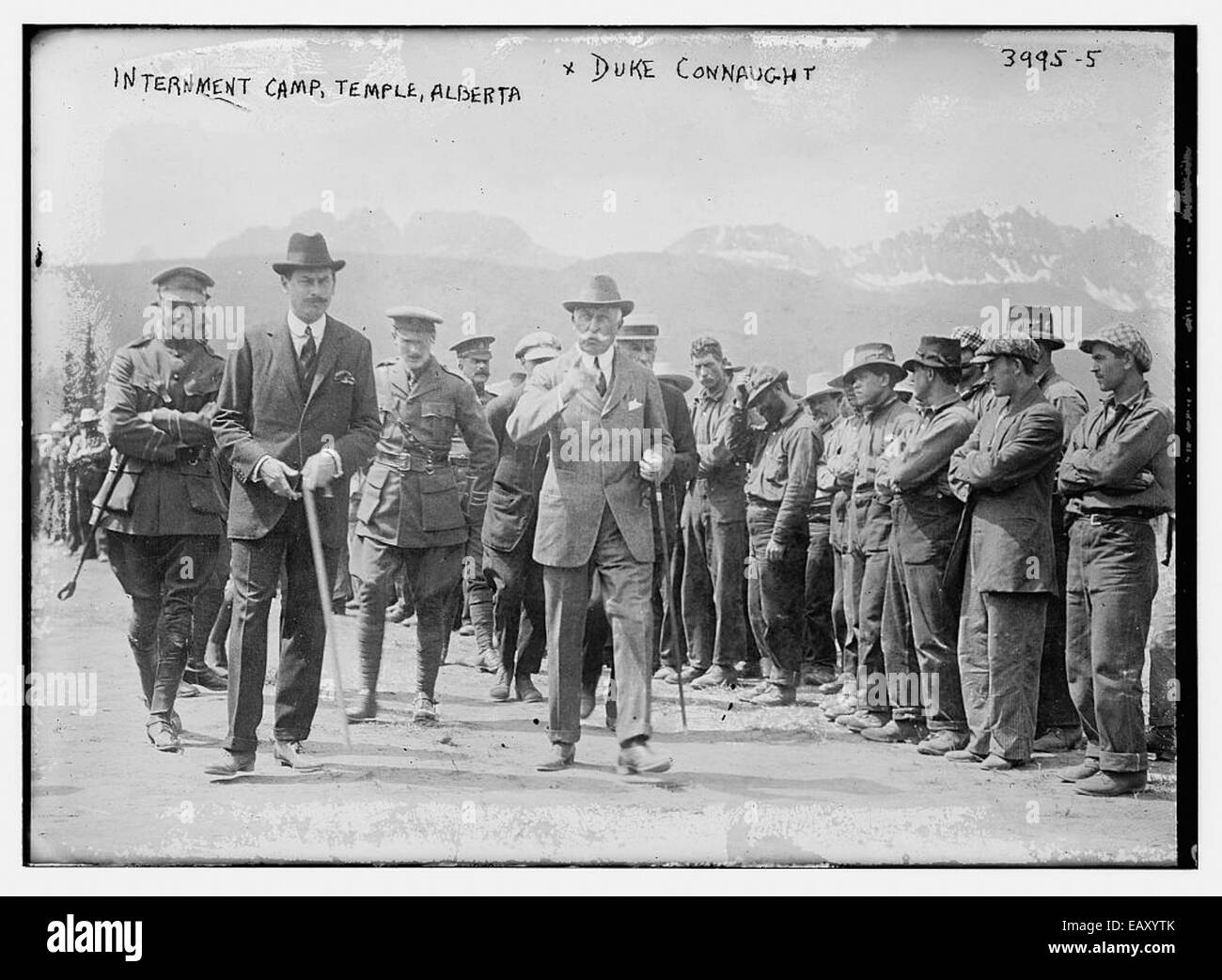 Camp d'internement, Temple, Alberta -- Duke Connaught 149 Banque D'Images