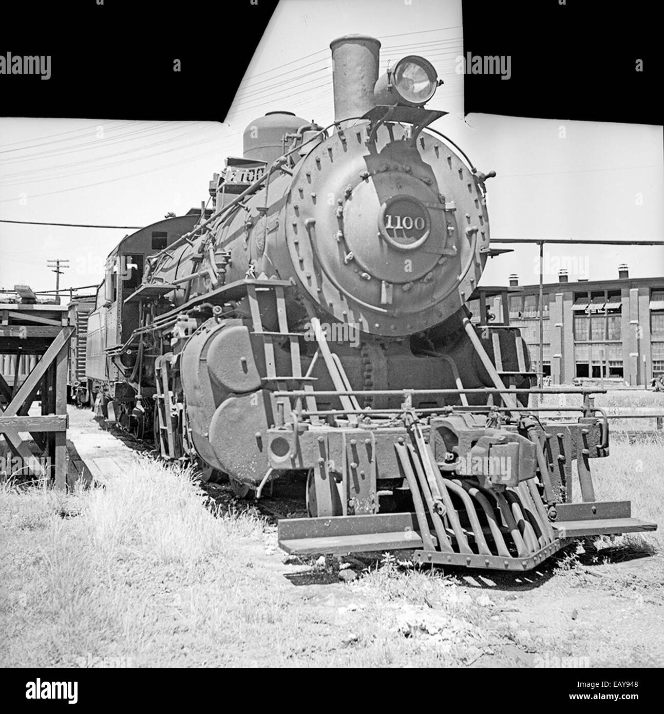 [Atchison, Topeka et Santa Fe, la locomotive no 1100 avec de tendres] [Atchison, Topeka et Santa Fe, la locomotive no 1100 avec de tendres] Banque D'Images