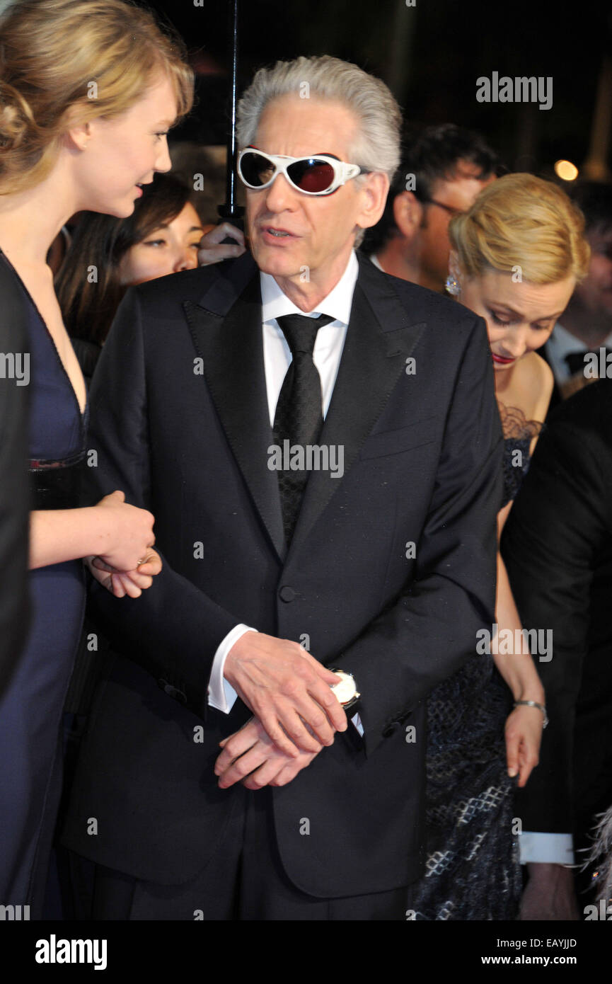 Le 67e Festival du Film de Cannes Annuel - "carte aux étoiles' - Premiere avec : David Cronenberg Où : Cannes, France Quand : 19 mai 2014 Banque D'Images