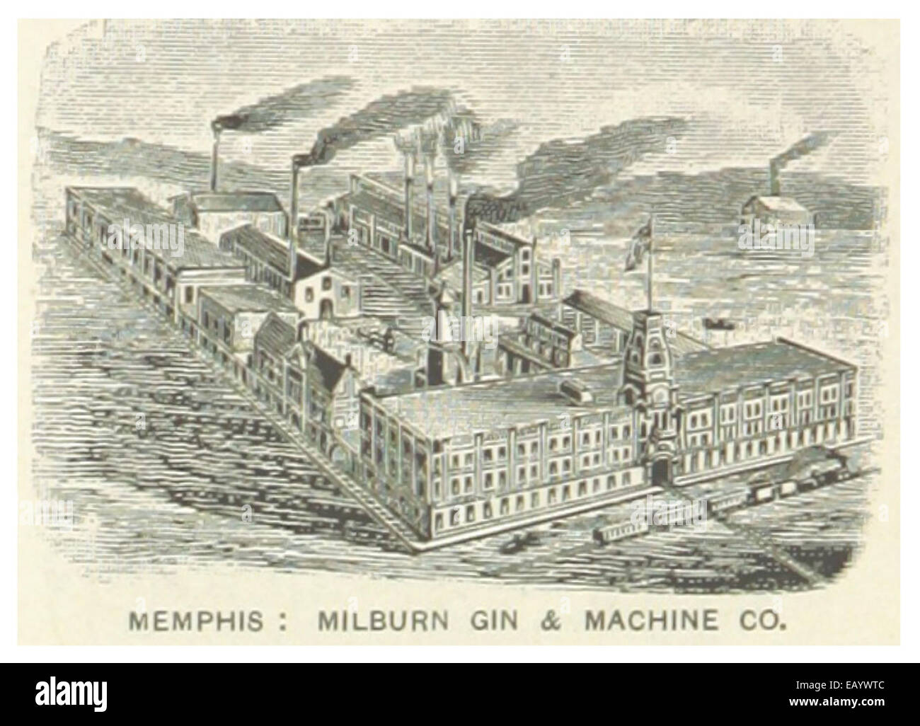 US-TN(1891) p812 MEMPHIS, MILBURN GIN & MACHINE COMPANY Banque D'Images