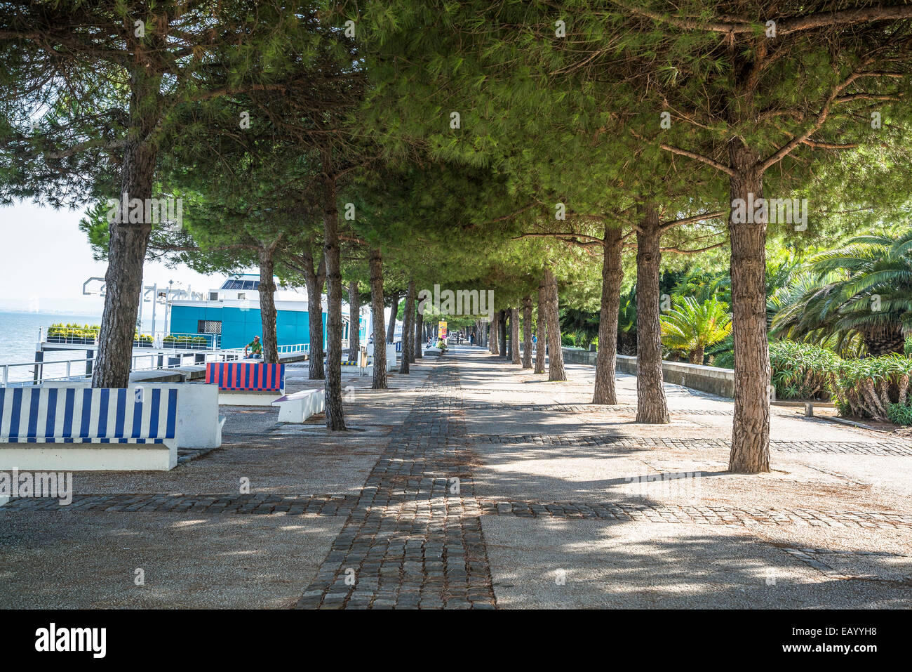 Promenade, Parc de l'ONU, Lisbonne, Portugal Banque D'Images