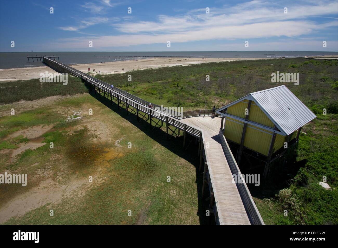 Grand Isle State Park, Grand Isle, en Louisiane, USA Banque D'Images