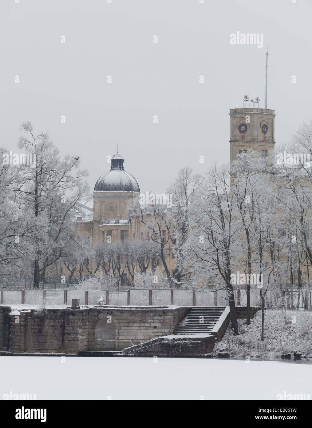 Le Grand Palais Gatchina, Gatchina, Russie. Banque D'Images